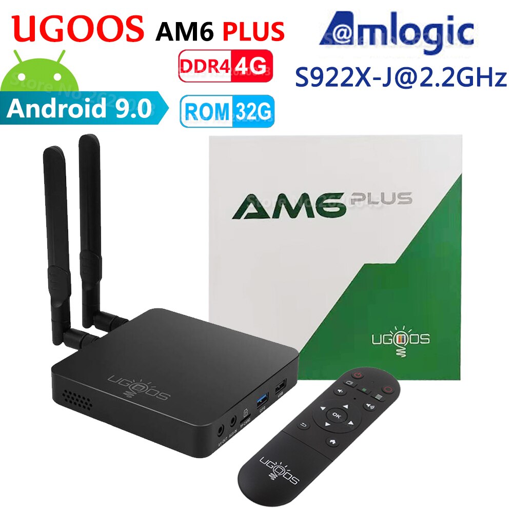 UGOOS AM6B PLUS Amlogic S922X-J Ʈ TV ڽ, ..